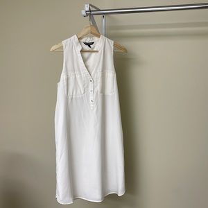 Express ivory shirt dress. Sz S